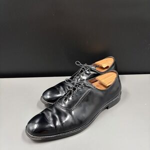 Allen‎ Edmonds Belgium Wholecut Oxford Dress Shoes Mens 13 A Black Calf Leather